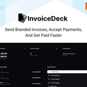 InvoiceDeck Invoice Generator Tool Lifetime Deal